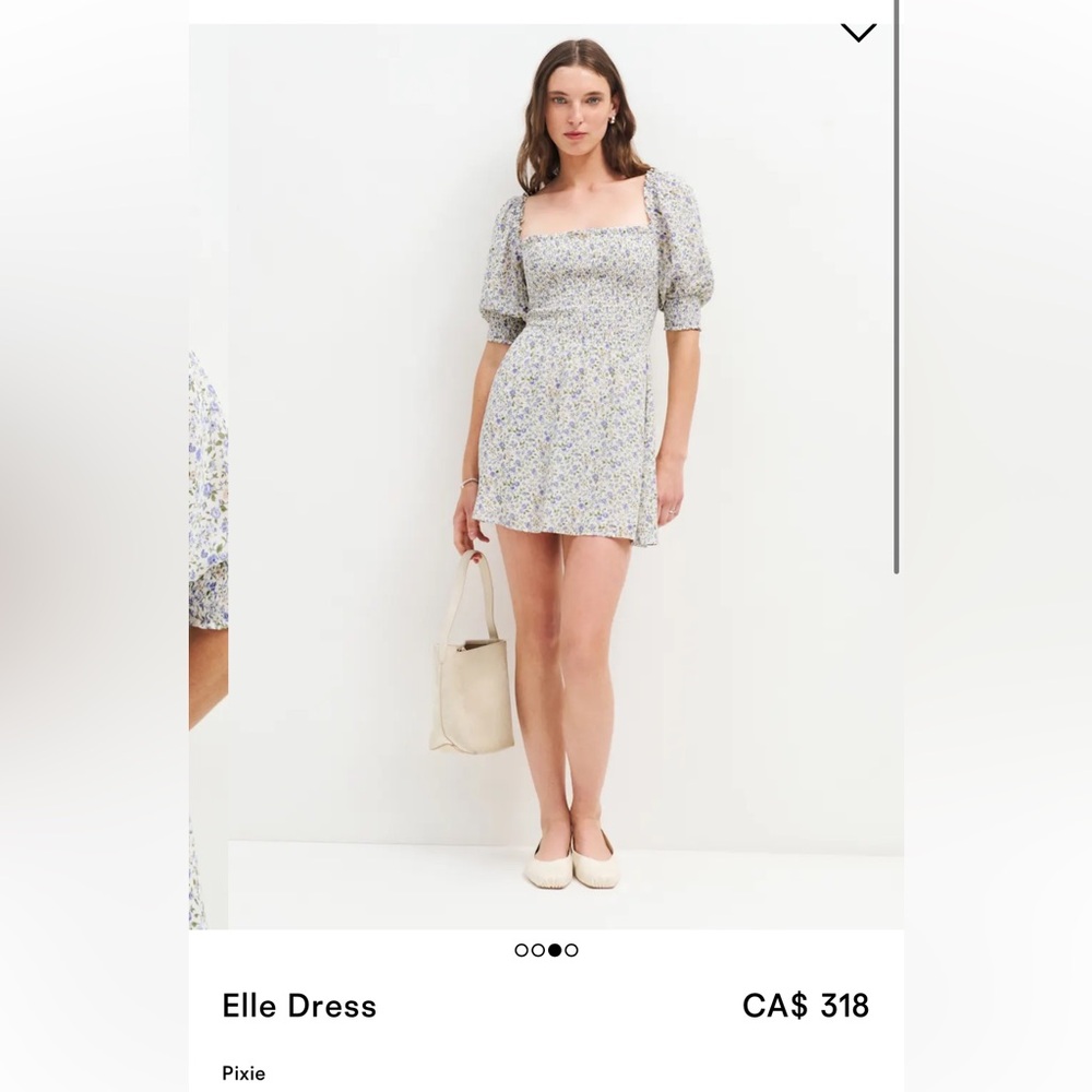 Reformation Elle Dress Pixie - Size 4